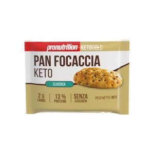 Focaccia KETO (fara zahar, proteica, lowcarb) 80g - Pro Nutrition