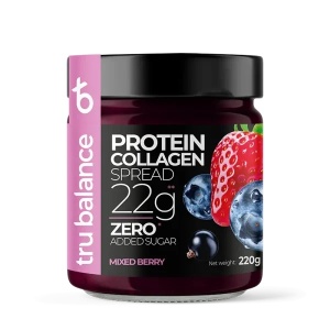 Gem de Fructe de padure PROTEIN COLLAGEN (fara zahar) 220g - tru balance