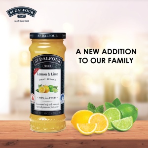 Gem de LAMAIE SI LIME (fara zahar, fara gluten) 284g - ST.DALFOUR - Img 3