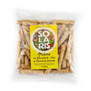 Grisine cu seminte de Chia si faina de Quinoa 100g SOLARIS