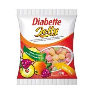Jeleuri cu aroma de fructe (fara zahar) 70g - Dibette - Img 1