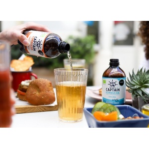Kombucha Zero Eco 400ml (fara zahar, fara gluten, vegan) - The Gutsy Captain - Img 3