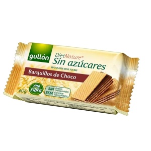Napolitane cu ciocolata (fara zahar) 60g - Gullon