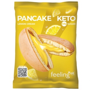 Pancake KETO cu crema de LAMAIE (fara zahar) 50g - FeelingOk
