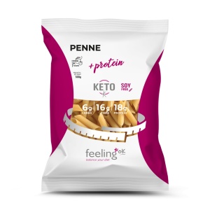 Paste PENNE Proteice (low carb, keto) 500g - FeelingOK
