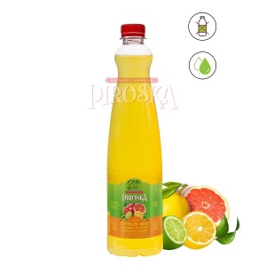 Sirop de MIX CITRICE si suc de mere (fara zahar) 0.7L - Piroska Fitt - Img 2
