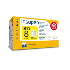 Ace pen insulina sterile INSUPEN 100 buc/cutie 30G x 8 mm