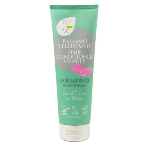 Balsam pentru par cu hidrolat de trandafir si proteine de orez Bio, vegan, Bioconte, 250 ml - Img 2