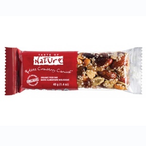 Baton bio coacaze rosii (merisoare) 40g - Taste of Nature