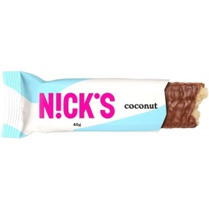 Baton cu COCOS invelit in ciocolata cu lapte, cu Stevia (fara zahar) 40g - Nick's - Img 4