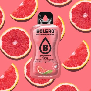 Bautura instant pudra cu Stevia GRAPEFRUIT TONIC (fara zahar, fara gluten, vegan) 9g - Bolero - Img 3