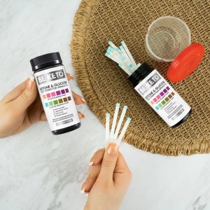 Benzi de testare a cetonelor si glucozei – 100 buc - BE KETO - Img 4