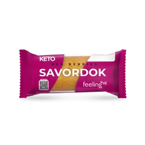 Biscuit Savoiardo cu FRUCTE DE PADURE (Low-Carb, proteic, keto, fara zahar) 35 gr - FeelingOK