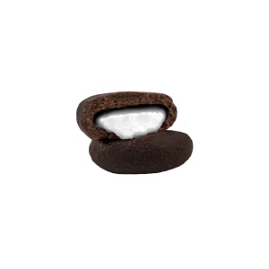 Biscuite ECO cu Cacao si Cocos (fara zahar, fara gluten, vegan) 25g - LEYA'S RAW - Img 2