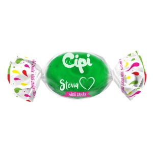 Bomboane cu Menta si Stevia (fara zahar) 75g - Cipi - Img 2