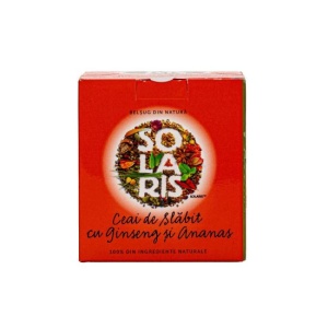 CEAI DE SLABIT CU GINSENG SI ANANAS 20dz SOLARIS