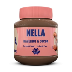 Crema tartinabila cu alune de padure si cacao, cu Stevia NELLA (fara zahar, fara ulei de palmier) 350g - HEALTHYco