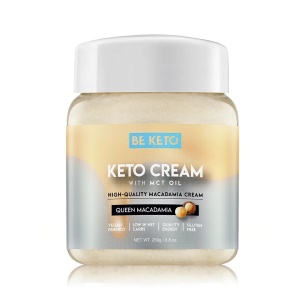 Crema tartinabila KETO Queen Macadamia + MCT (fara zahar) 250g - BE KETO
