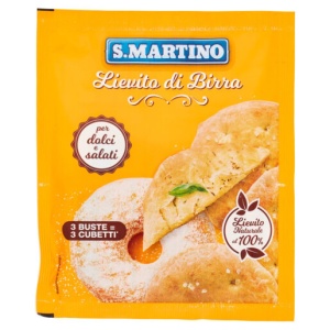 Drojdie de bere activa uscata, fara gluten, pentru preparate dulci si sarate (3plicurix10g) S.Martino 30g - Img 4