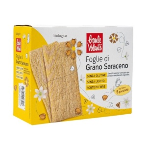 ECO Paine crocanta subtire din hrisca, fara gluten, Baule Volante 120g - Img 4