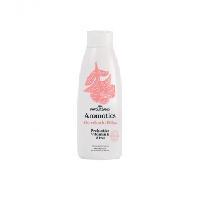 Gel de dus 100% vegan GARDENIA BLISS cu prebiotice si vit. E 650ml - AROMATICS