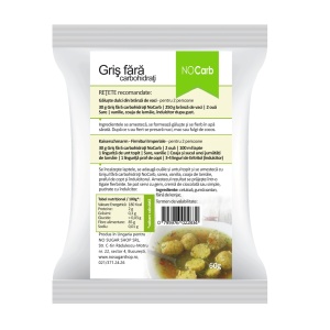 Gris de fibre (fara gluten) 60g - NoCarb