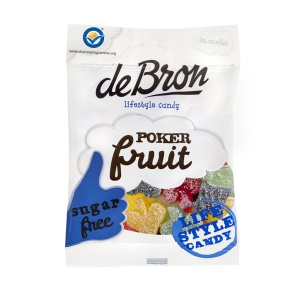 Jeleuri din fructe Poker 90g (fara zahar, fara gluten) - DeBron