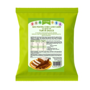 Mix pentru chec cu aroma de TURTA DULCE (lowcarb, fara zahar, fara gluten, keto) 80g - NoCarb