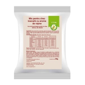 Mix pentru chec cu VISINE (lowcarb, fara zahar, fara gluten, keto) 80g - NoCarb