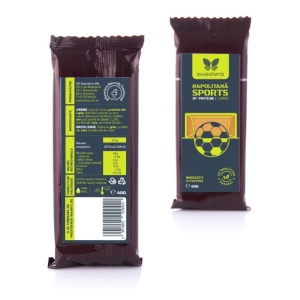 Napolitana SPORTS cu crema de Lamaie si Stevia (fara zahar, proteica) 40g - Sweeteria