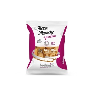 Paste TUBURI scurte (Mezze Maniche) Proteice (low carb, keto) 50g - FeelingOK