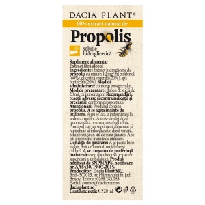 PROPOLIS FARA ALCOOL (spray) 20ml DACIA PLANT - Img 2