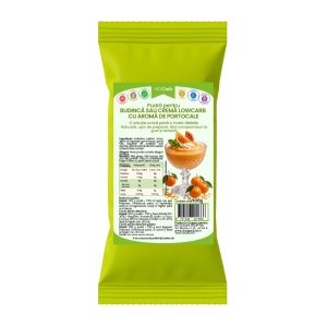 Pudra pentru jeleu sau crema cu aroma de PORTOCALA (lowcarb, fara zahar, fara gluten, keto)100g - NoCarb