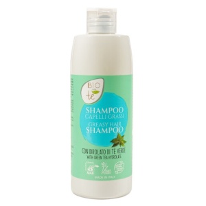 Sampon pentru par gras cu extract de Salvie si hidrolat de Ceai Verde Bio, vegan, Bioconte, 300 ml