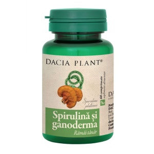 SPIRULINA SI GANODERMA 60cpr DACIA PLANT