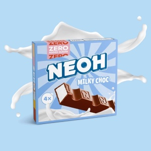 Batoane de Ciocolata cu LAPTE (fara zahar) 50g (4 bucati) - NEOH - Img 2