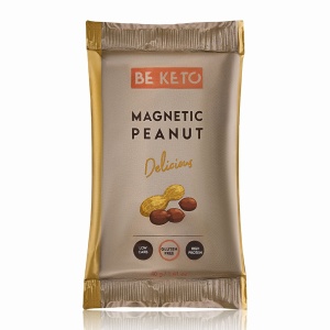 Baton proteic cu arahide KETO Magnetic Peanut (fara zahar, keto, lowcarb) 40g - BE KETO