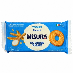 Biscuiti cu iaurt (fara zahar, fara ulei de palmier) 33.3g - Misura