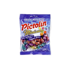 Bomboane dietetice cu gust de fructe (fara zahar, fara gluten) 65g - Pictolin - Img 1