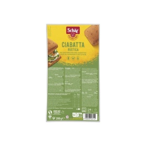 Ciabatta rustica (fara zahar, fara gluten, fara lactoza) 200g - Schar