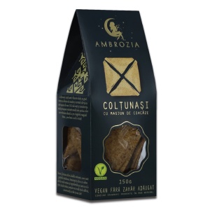 Coltunasi populari vegani cu magiun de coacăze și curmale (fara zahar) 130g - Ambrozia