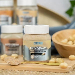 Crema tartinabila KETO Queen Macadamia + MCT (fara zahar) 250g - BE KETO - Img 3