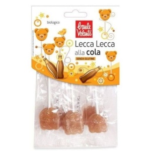 ECO Acadele cu gust de cola Lollypops, fara gluten, Baule Volante 64g - Img 4