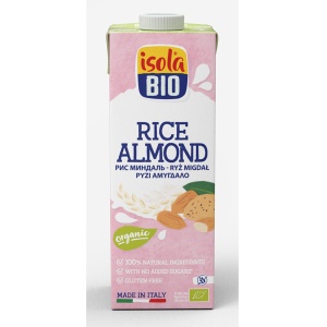 ECO Bautura din orez cu migdale, fara gluten, Isola Bio 1L - Img 6
