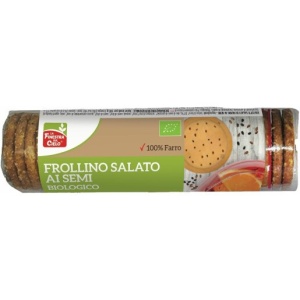 ECO Biscuiti sarati FrolIino din spelta, cu seminte, Finestra Sul Cielo 310g - Img 4