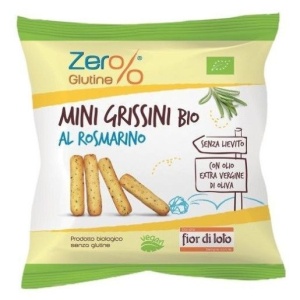 ECO Mini grisine cu rosmarin, fara gluten, fara drojdie, Fior di Loto 30g - Img 2