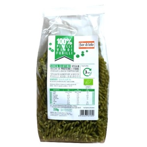 ECO Paste Fusilli din mazare fara gluten, Fior di Loto 250g - Img 2