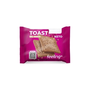 Felii de Toast proteic cu SEMINTE (fara zahar, keto, lowcarb) 20g - FeelingOK