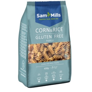Fusilli porumb si orez (fara gluten) 400g - SamMills - Img 2
