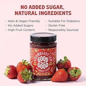 Gem de CAPSUNI KETO (fara zahar, lowcarb) 330ml - Good Good - Img 3
